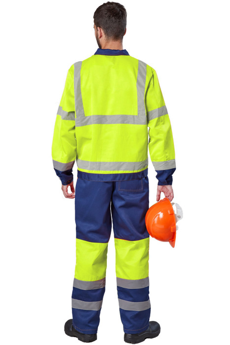 Костюм сигнальный «Дорожник» лимон